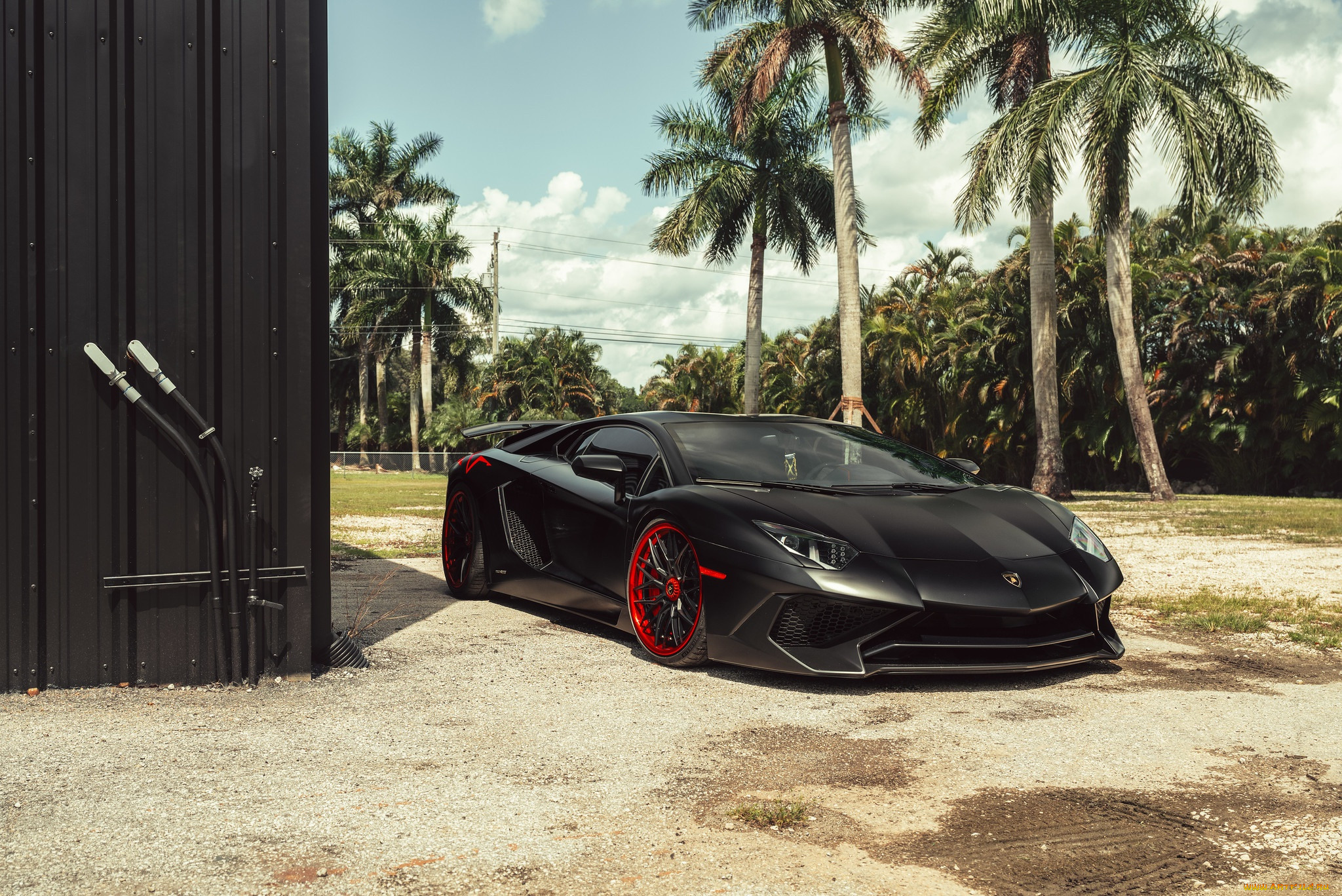 , lamborghini, red, wheels, aventador, sv